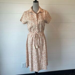 C&C CALIFORNIA C & C California  Linen Blend Midi Size Small